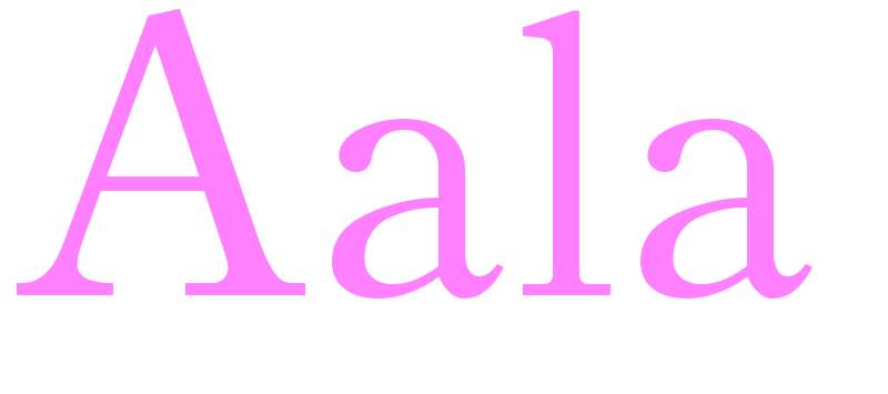 Aala - girls name