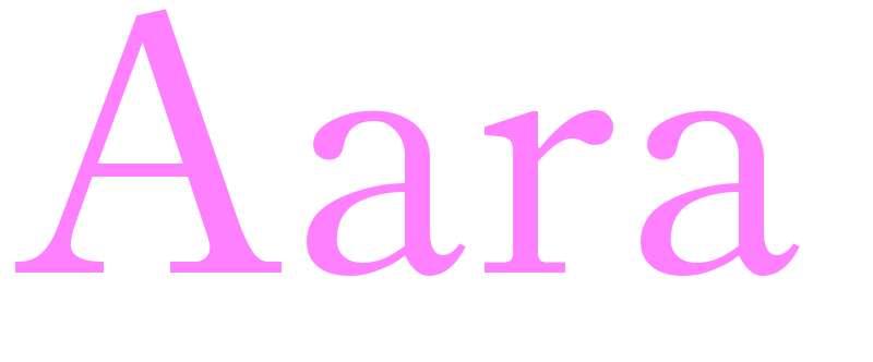 Aara - girls name