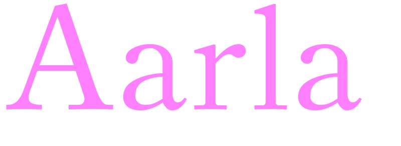 Aarla - girls name
