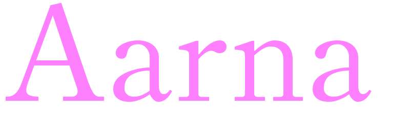 Aarna - girls name