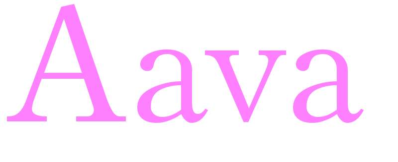 Aava - girls name