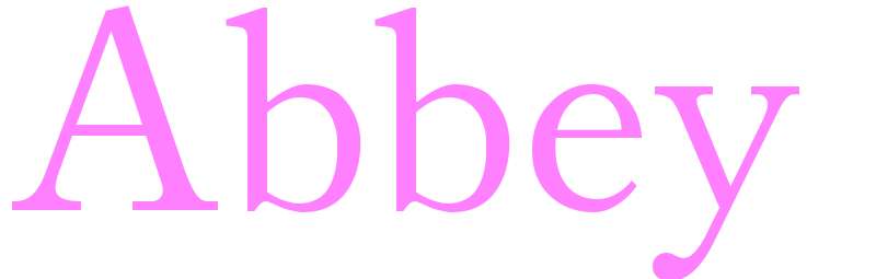Abbey - girls name