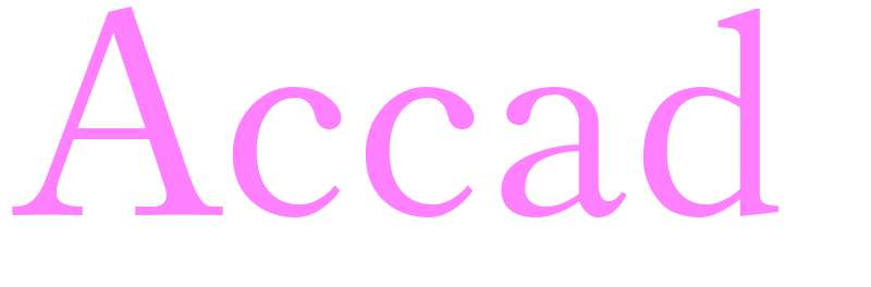 Accad - girls name