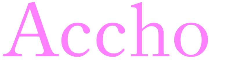 Accho - girls name