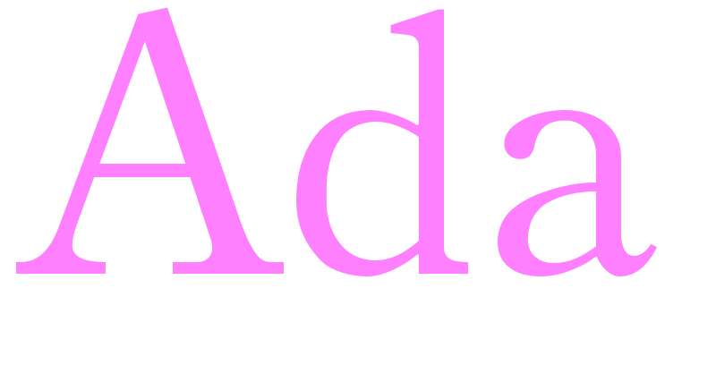 Ada - girls name