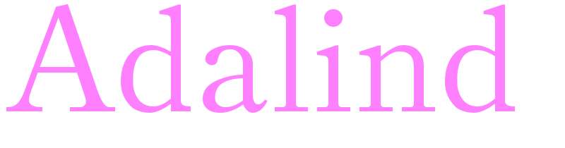 Adalind - girls name