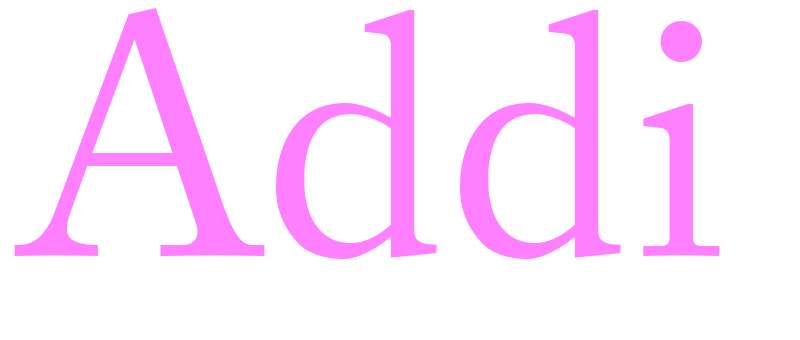 Addi - girls name