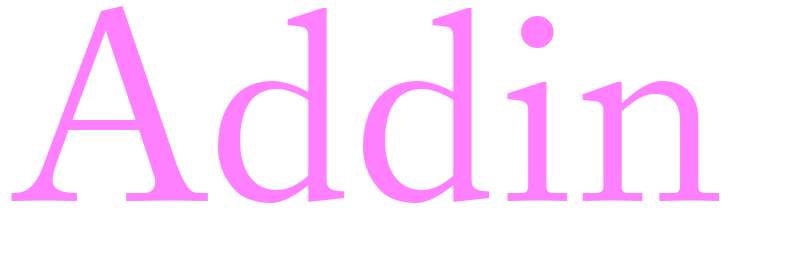 Addin - girls name