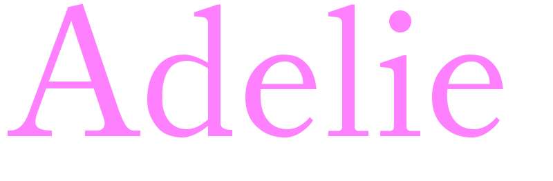 Adelie - girls name