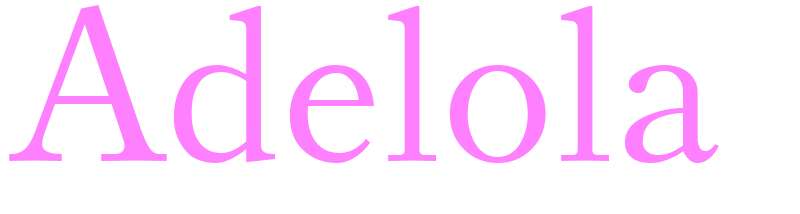 Adelola - girls name