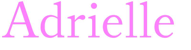 Adrielle - girls name
