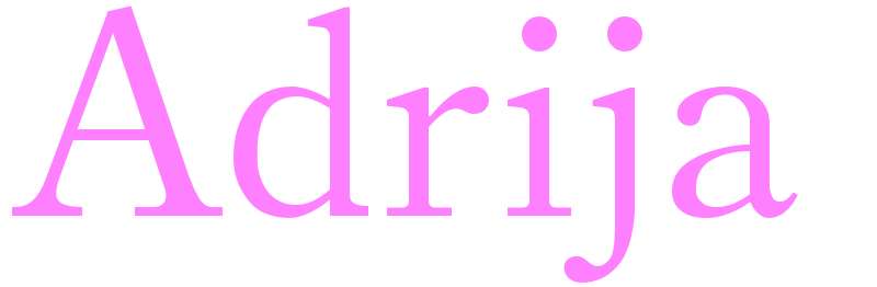 Adrija - girls name