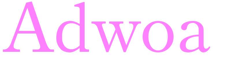 Adwoa - girls name