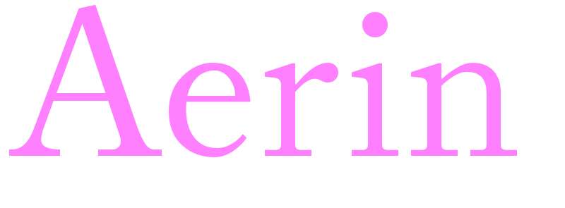 Aerin - girls name
