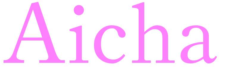Aicha - girls name