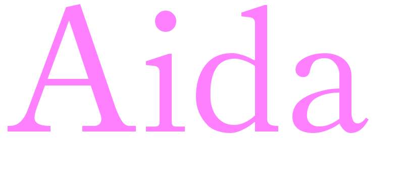 Aida - girls name