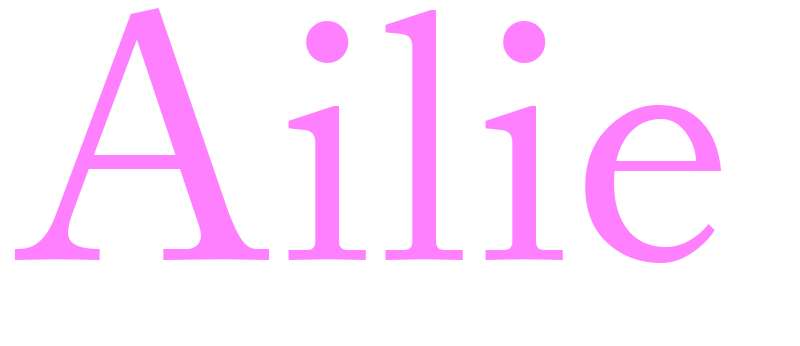 Ailie - girls name