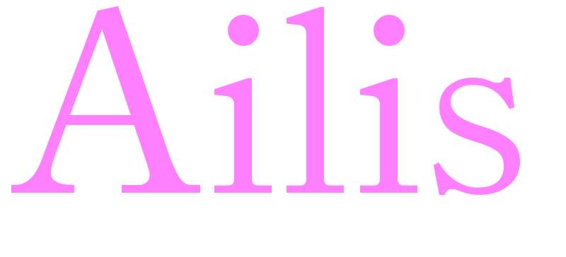 Ailis - girls name