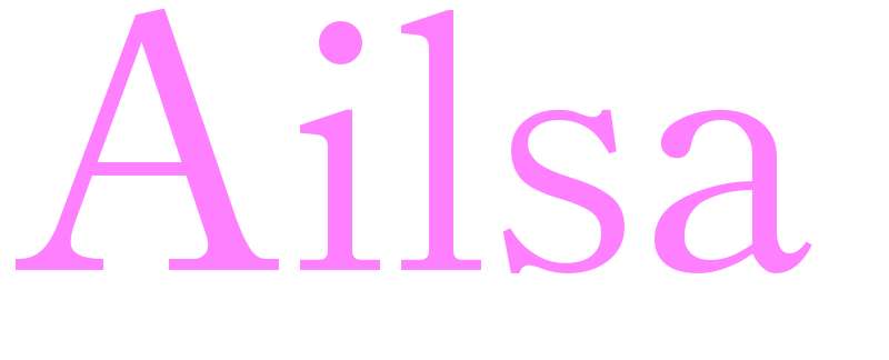 Ailsa - girls name