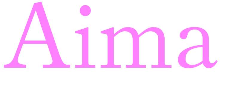 Aima - girls name