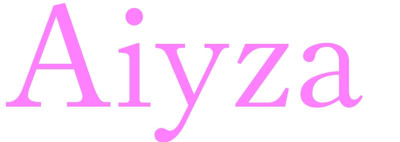 Aiyza - girls name