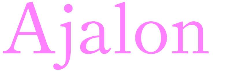 Ajalon - girls name