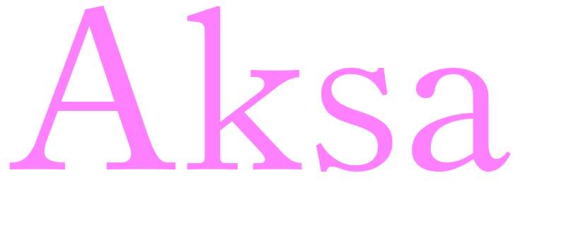 Aksa - girls name