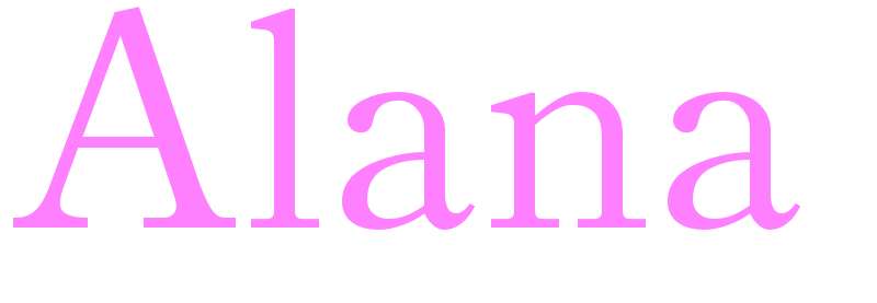Alana - girls name