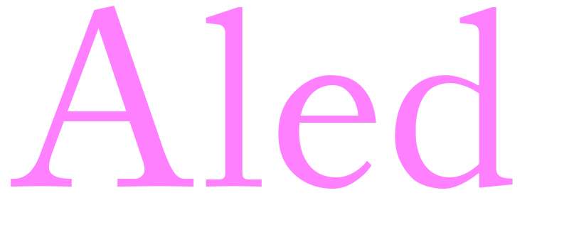 Aled - girls name