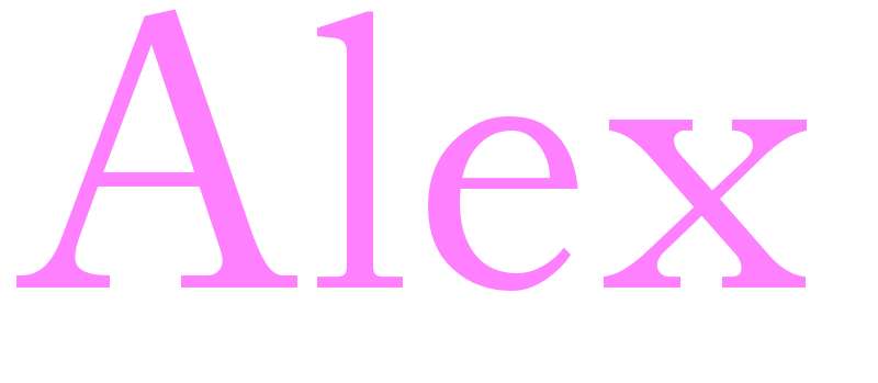 Alex - girls name