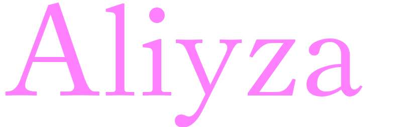 Aliyza - girls name