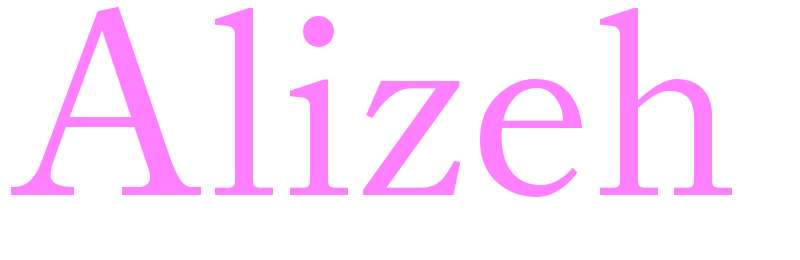 Alizeh - girls name