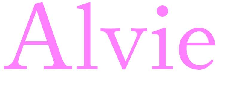Alvie - girls name