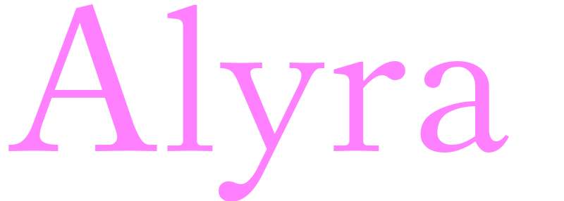 Alyra - girls name