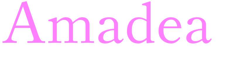 Amadea - girls name