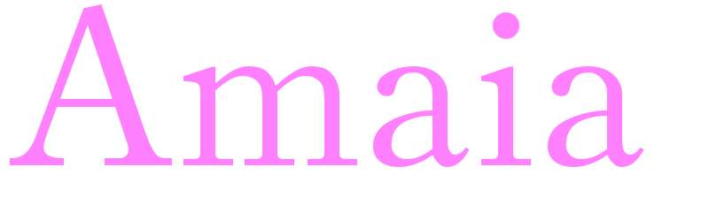 Amaia - girls name