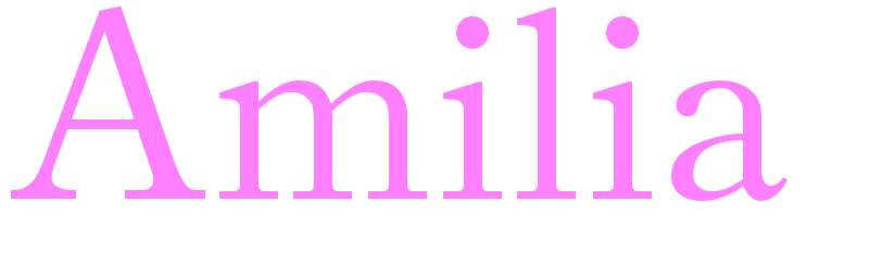 Amilia - girls name