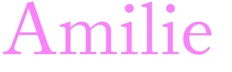 Amilie - girls name