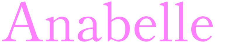 Anabelle - girls name