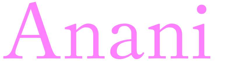 Anani - girls name