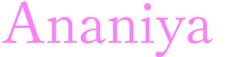 Ananiya - girls name