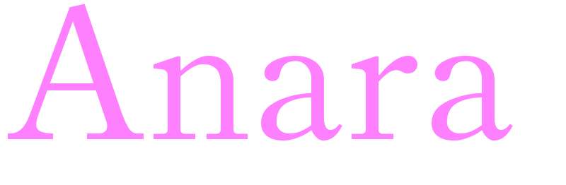 Anara - girls name