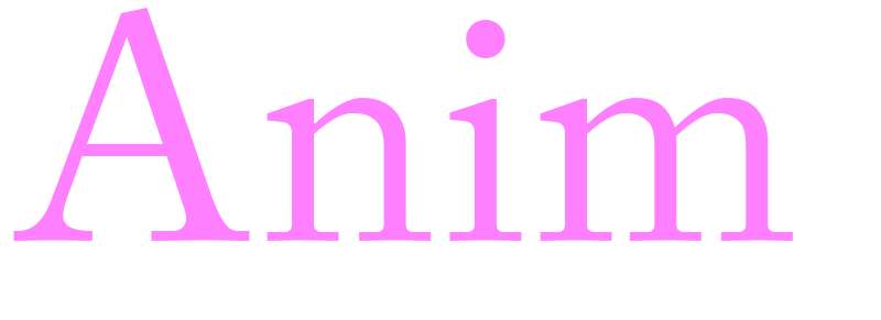 Anim - girls name