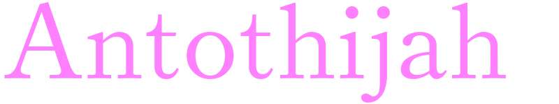 Antothijah - girls name