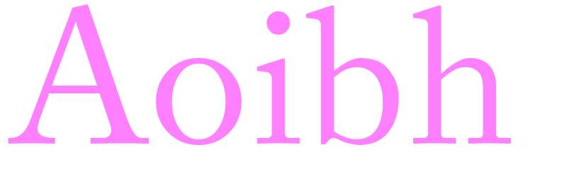 Aoibh - girls name