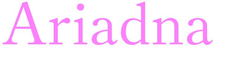 Ariadna - girls name