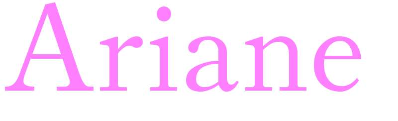 Ariane - girls name
