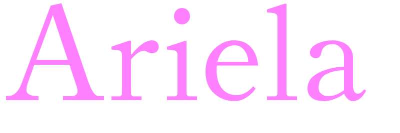 Ariela - girls name