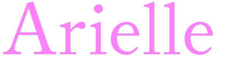 Arielle - girls name