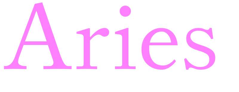 Aries - girls name